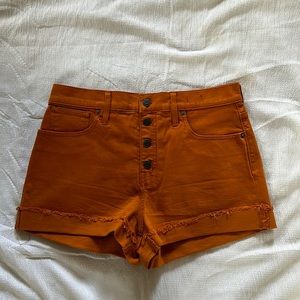 Madewell High Rise Denim Shorts